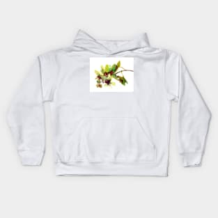 Green Orchid Flower Kids Hoodie